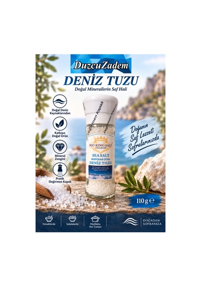Deniz Tuzu Değirmen Kapak 110 Gr