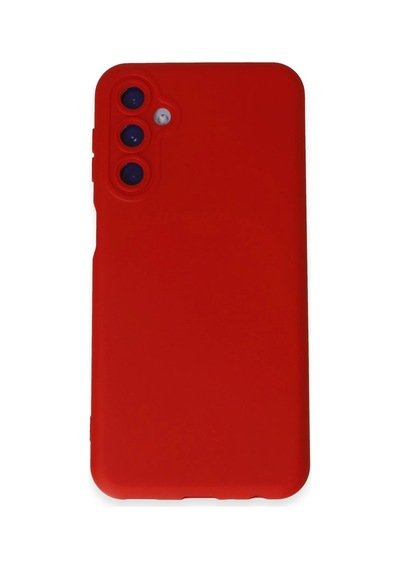 Uray Store Samsung Galaxy Uyumlu  M14 5g Kılıf Nano İçi Kadife Silikon - Kırmızı