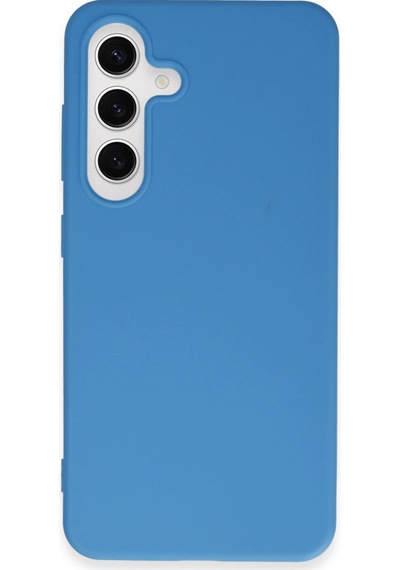 Newface Samsung Uyumlu Galaxy S24 Kılıf First Silikon - Mavi Mavi
