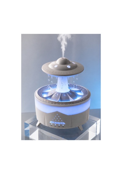 Astraltech 350 Ml Ufo Tasarımlı Ultrasonik Hava Nemlendirici Yağmur Efektli Gece Lambası