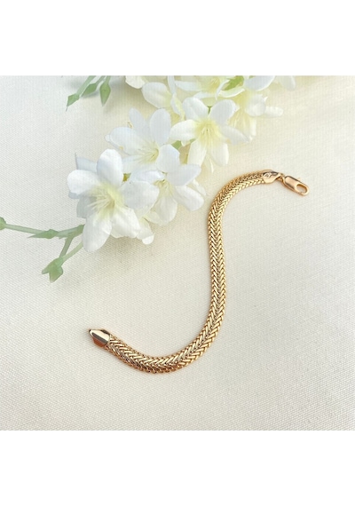 Kyver Kadın Bileklik Yassı Balıksırtı Model Kararmaz Xuping Vip Seri Ürün Rose 19 Cm Rose Gold Kyver Kadın Bileklik Yassı Balıksırtı Model Kararmaz Xuping Vip Seri Ürün Rose 19 Cm Rose Gold