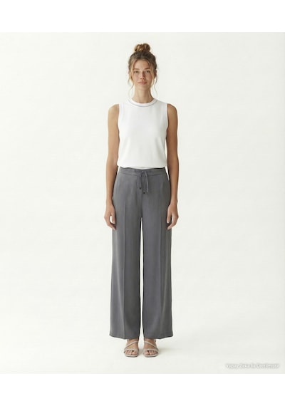 Yargıcı Wide Leg Normal Bel Pantolon 26ykpn3084p 059 Antrasit
