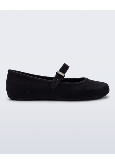 Melissa Soft Ballerina Velvet Kız Çocuk Ayakkabı 35941 Siyah