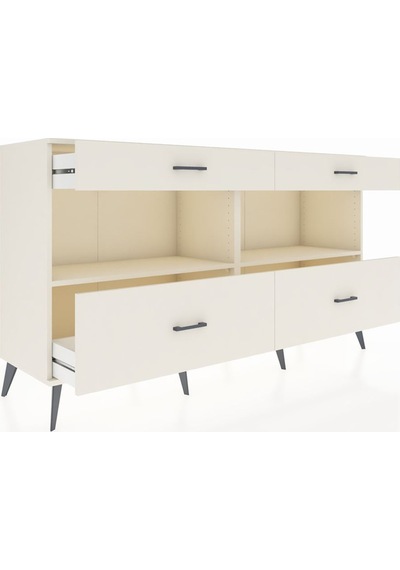 Hyperion Konsol 2 Raflı 4 Çekmeceli 176x44x99 Aytaşı-aytaşı Aytaşı-aytaşı