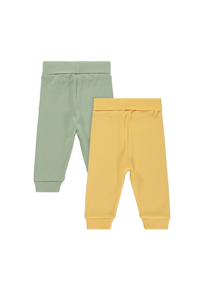 Minidamla Patiksiz Basic 2'li Set 3-12 Ay Tek Alt Bebe - Yeşil