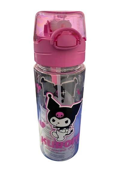 Kuromi Matara 500 Ml Açık Pembe Renk 1 Adet Lisanslı Suluk Okul Matarası Öğrenci Suluğu Açık Pembe