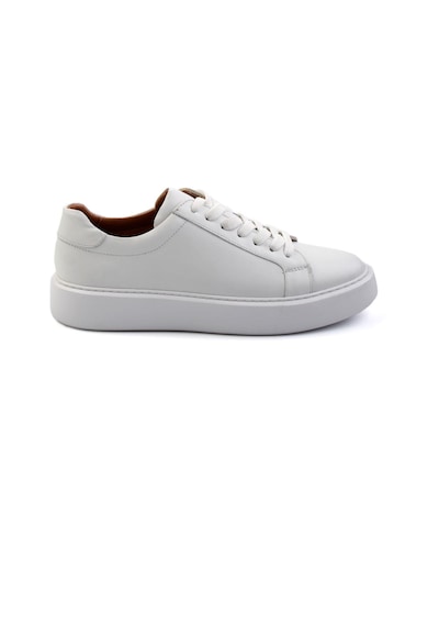 Bambi Beyaz Leather Erkek Sneaker E01079971043 Beyaz