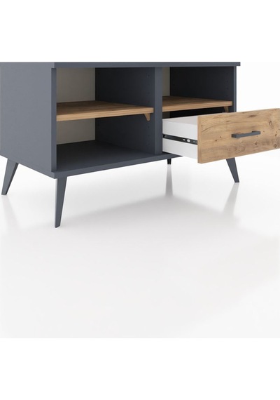 Hyperion Şifonyer 2 Raflı Tek Çekmeceli 88x44x48 Antrasit-çam Çam Hyperion Şifonyer 2 Raflı Tek Çekmeceli 88x44x48 Antrasit-çam Çam
