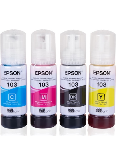 Epson 103 Epsonecotank L3256 Uyumlu Mürekkep Seti