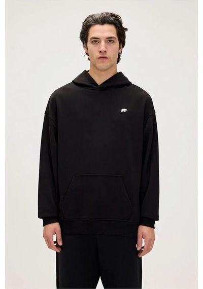 Bad Bear Drake Hoodie Os Siyah Sweatshirt 001