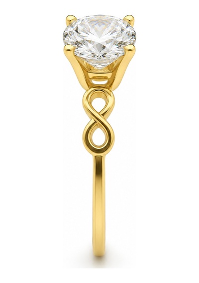 Yazıcılar 14 Ayar Altın Eterna Love Modern Tektaş Tasarım 1,14 Gr 990