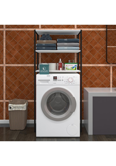 Bakbudaiyi Çamaşır Kurutma Makinesi Dolabı Ayperi Byzsyh 150 065 20 Mat Suntalam Metal Siyah Boya Beyaz - Siyah Bakbudaiyi Çamaşır Kurutma Makinesi Dolabı Ayperi Byzsyh 150 065 20 Mat Suntalam Metal Siyah Boya Beyaz - Siyah
