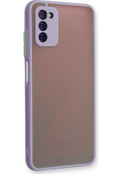 Cosmotex Newface Samsung Galaxy Uyumlu  A03s Kılıf Montreal Silikon Kapak - Mor