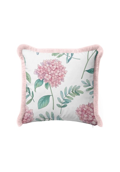 Ortanca Çiçekli Botanik Desenli Saçaklı Yastık Kılıfı-romantik Floral Pembe Püsküllü Kırlent Kılıfı Kadim Düş Halo Ortanca Çiçekli Botanik Desenli Saçaklı Yastık Kılıfı-romantik Floral Pembe Püsküllü Kırlent Kılıfı Kadim Düş Halo