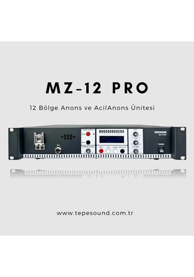 Mz - 12 Pro Acil Anons Sistemi Tepesound