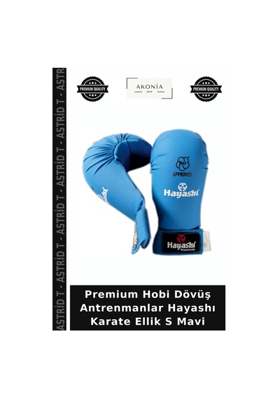 Premium Hobi Dövüş Antrenmanlar Hayashı Karate Ellik S Mavi
