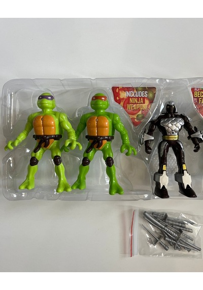 Ninja Kaplumbağa Seti 5' Li Set 13 Cm Oyuncak Ninja Kaplumbağa Set