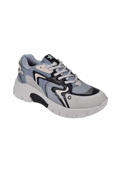 Pullman Kadın Spor Ayakkabı Sneaker Sms-51166 Gri Siyah-gri Siyah Gri - Siyah