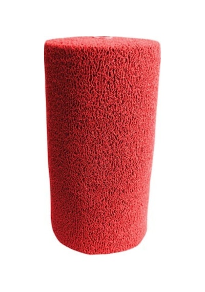 14mm Kırmızı Renk Kıvırcık Paspas Eni 100cm X Boy 8mt Kırmızı