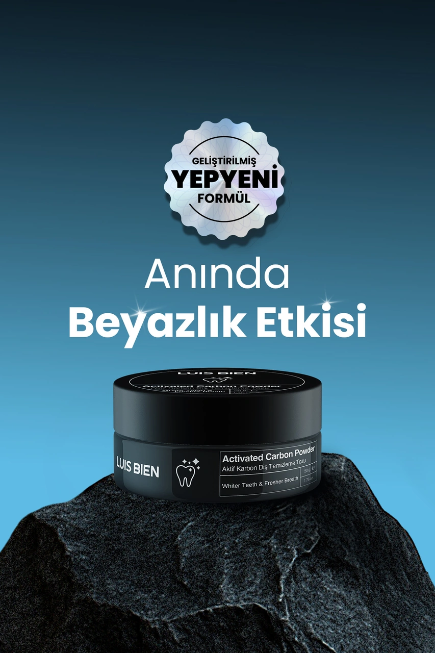 Luis Bien Aktif Karbon Diş Temizleme ve Beyazlatma Tozu 50 G