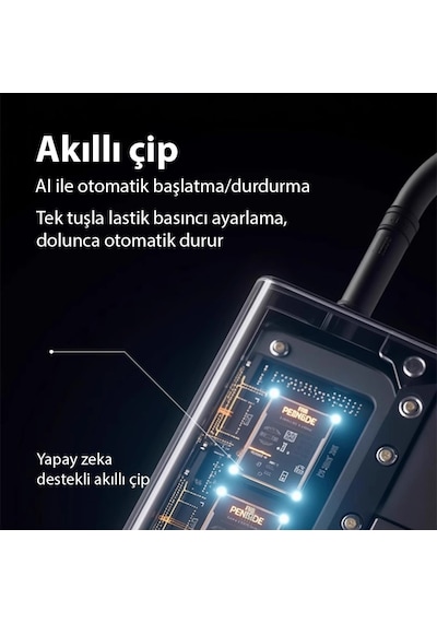 Ally St-221d Pro Akıllı Hava Kompresörü Araç Kablosuz Hava Pompası