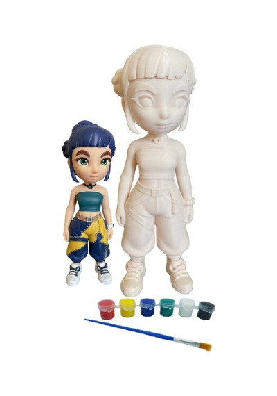 Kpop Zoey Figürü 3d Baskı Boyama Seti