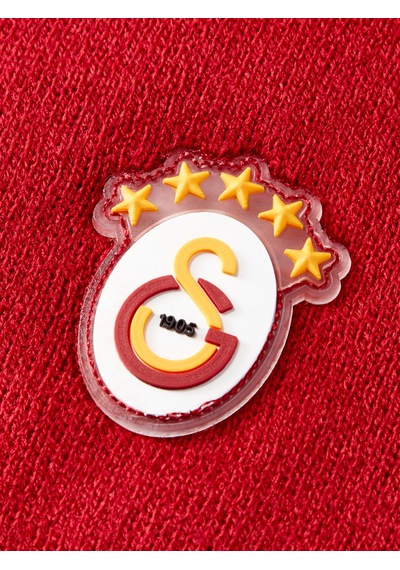 Gsstore Galatasaray 5 Yıldızlı Triko Atkı U252181 Sarı - Kırmızı