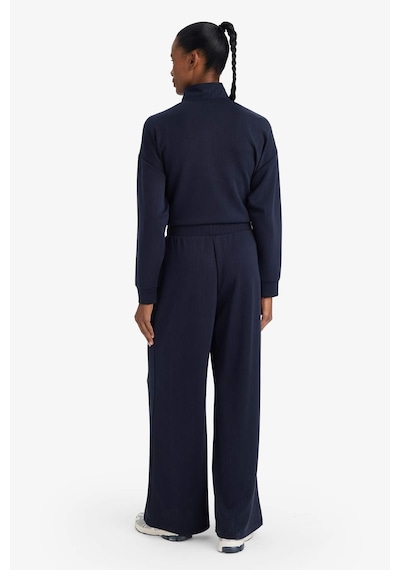 Defacto Ultra Yumuşak Wıde Leg Cepli Geniş Paça Uzun Boy Modal Sporcu Pantolon F9493ax26spnv146 Lacivert-nv146