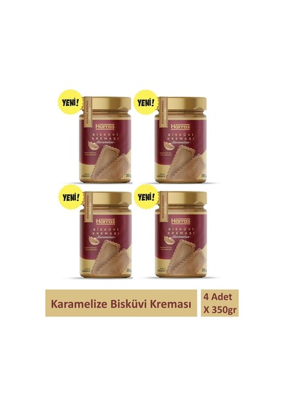 Karamelize Bisküvi Kreması 350 Gr X 4 Adet