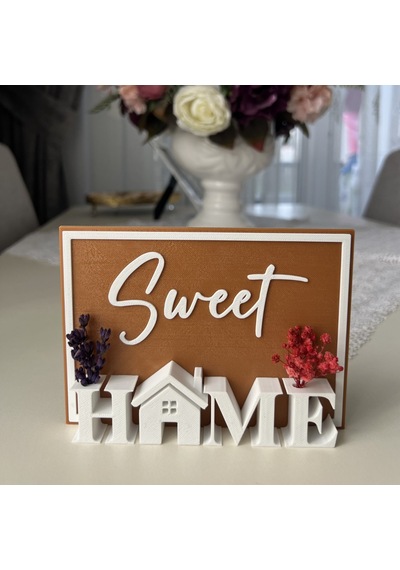 Sweet Home 3d Yazılı Dekoratif Masa Üstü Tablo - 14x10 Cm