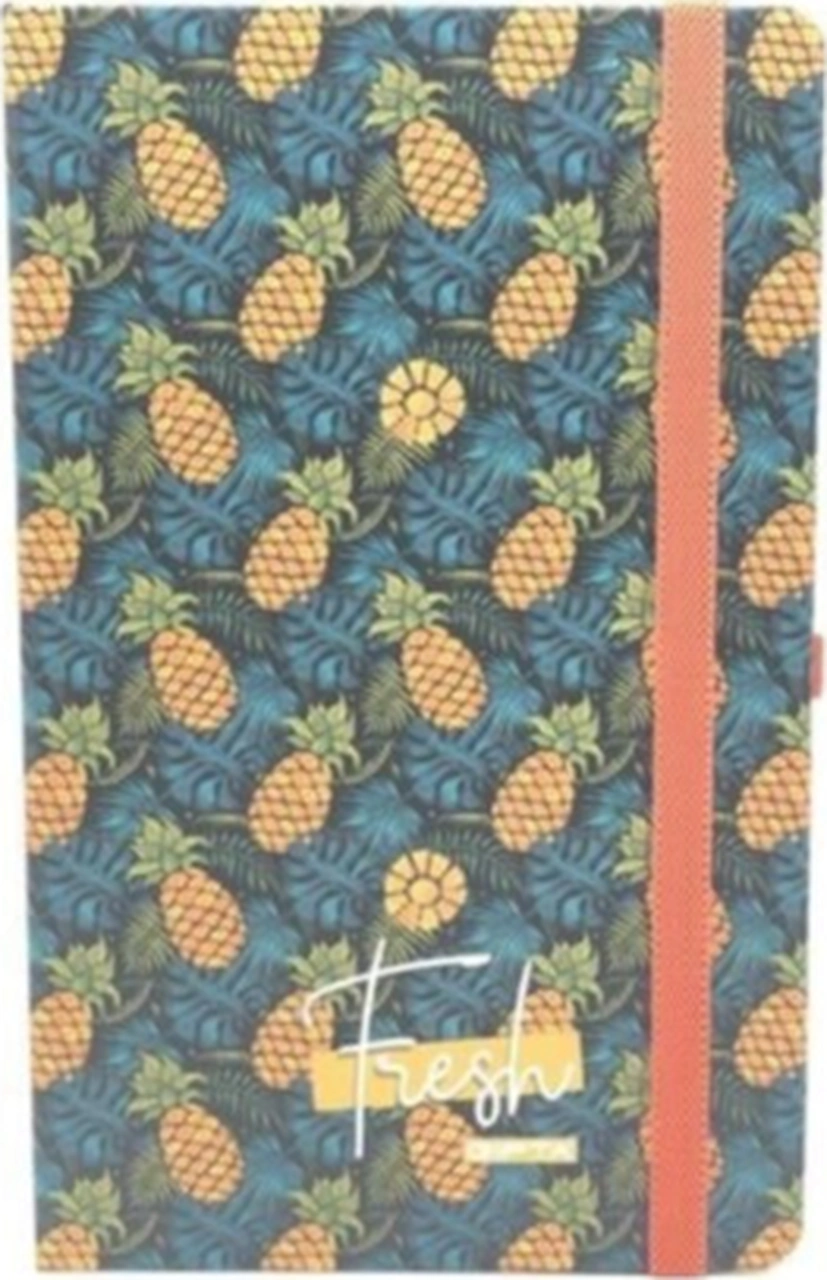 4316 Fresh Notebook Sert Kapak 120 Yaprak Çizgili 13 X 21 Cm Mavi Mavi