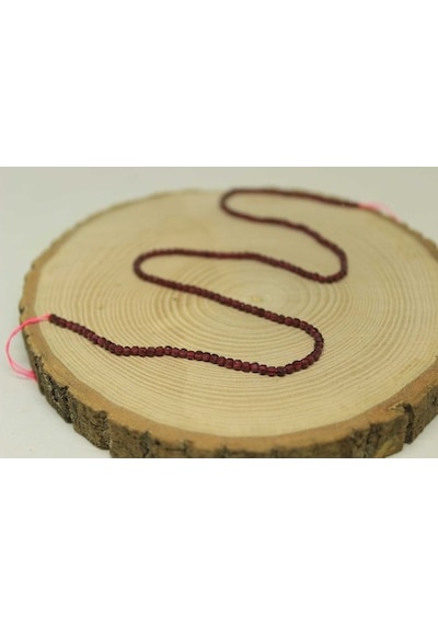 Lal (Granat) (Garnet) Taşı Küp Şekilli Dizi 2.5Mm