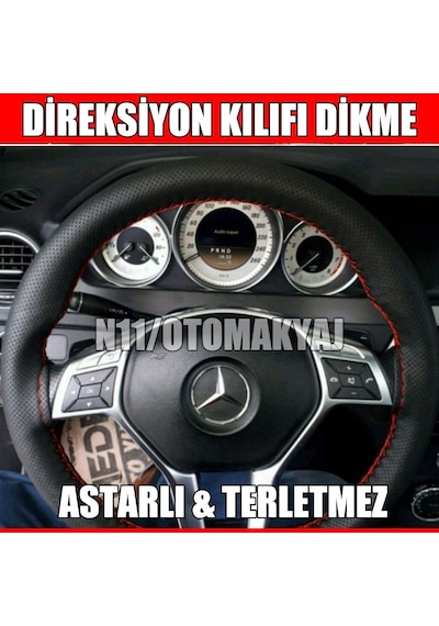 Mercedes Cla Oto Direksiyon Kılıfı Dikme