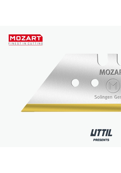 Mozart Blades 90975.065 Tin Kaplama 60mm Trapezoid 100 Adet Bıçak