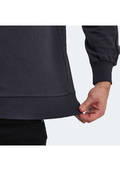 Slazenger SAMMY Erkek Sweatshirt Koyu Gri