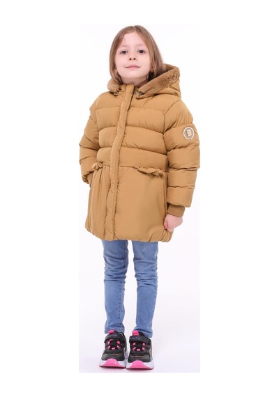 Benitto Kids Kız Bebek Çocuk Mont 51284-kahve Kahve