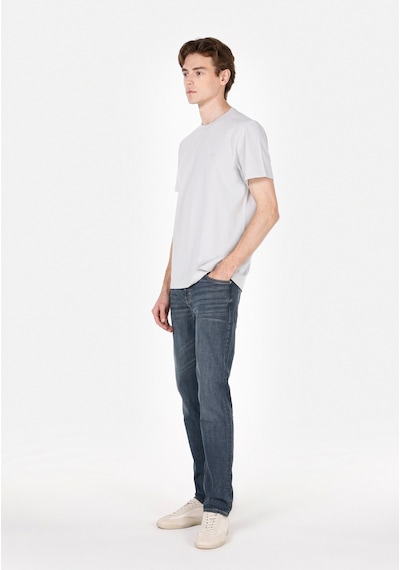 Colin's Colins Regular Fit Yuvarlak Yaka Düz Erkek Gri Kısa Kol Tişört Cl1073962 Q1.v1 Lgr Açık Gri