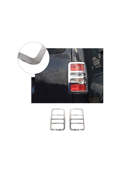 Volkswagen Caddy Uyumlu 2003-2014 Stop Çerçevesi 2 Parça Abs Krom Kaplama