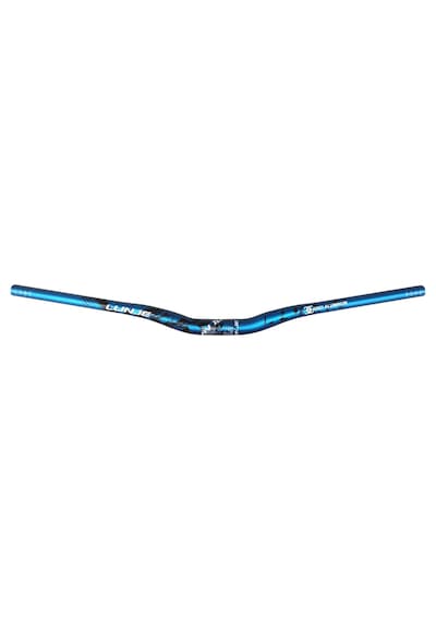 Lunje Alüminyum 31.8 780 Mm Riser Mtb Gidon Bisiklet Gidonu Mavi Siyah Mavi - Siyah