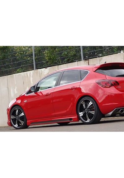 Opel Astra J HB Rieger Marşpiyel Seti Mat Siyah Plastik 2009-2014