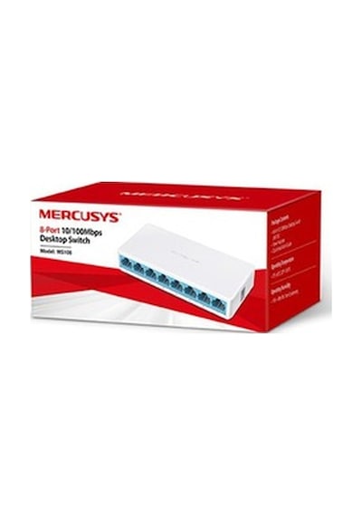 Mercusys MS108 8 Port MegaBit Yönetilemez Masaüstü Switch
