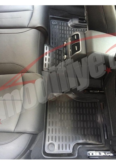 Audi A6 2012-2013 3D Kauçuk Havuzlu Paspas Kokusuz Araca Özel