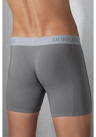 Doreanse 1780 Erkek Modal Çizgili Füme Boxer