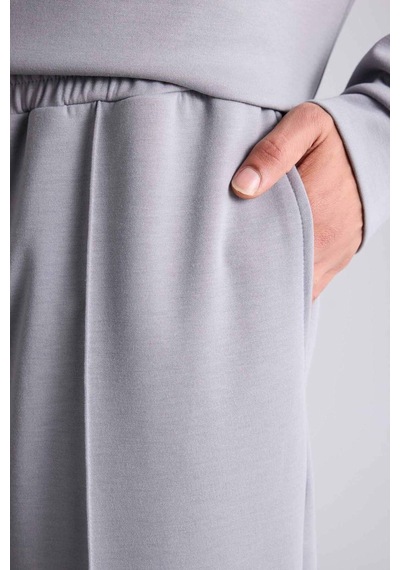 Defacto Relax Fıt Skuba Dalgıç Kumaş Jogger G6289ax25wngr445 Gri-gr445