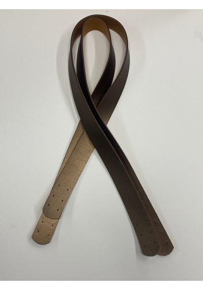 Karantuhafiye Dikmeli Spor Sap / Çanta Sapı / Deri Dikmeli Sap 70 Cm Bakır Bakır