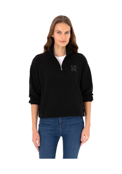 U.s. Polo Assn. Kadın Sweatshirt Siyah