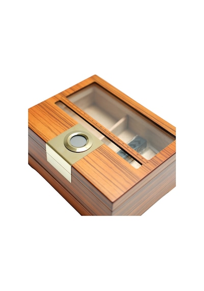 Premiumquality Quito Kahverengi Sedir Humidor Puro Kutusu - Tr9631