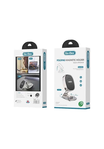 Go Des GD-HD788 Magnetik Araç İçi Telefon Tutucu Düz Zemin Tasarım - ZORE-221217
