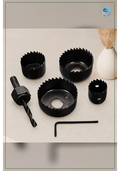 Buat Delik Açma Seti 54 Mm Hex Matkap Aksesuarları Metal Ahşap Pl