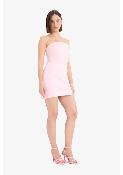 DeFacto Coool Bodycon Vücudu Saran Straplez Mini Elbise C6342AX25SMPN343 DeFacto Coool Bodycon Vücudu Saran Straplez Mini Elbise C6342AX25SMPN343